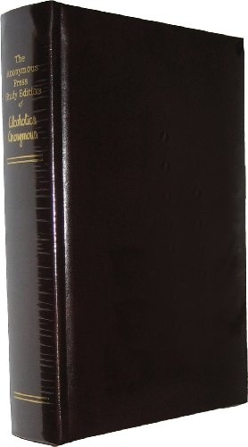The Anonymous Press Study Edition of Alcoholics Anonymous (Burgundy)