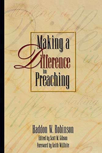 Making a Difference in Preaching