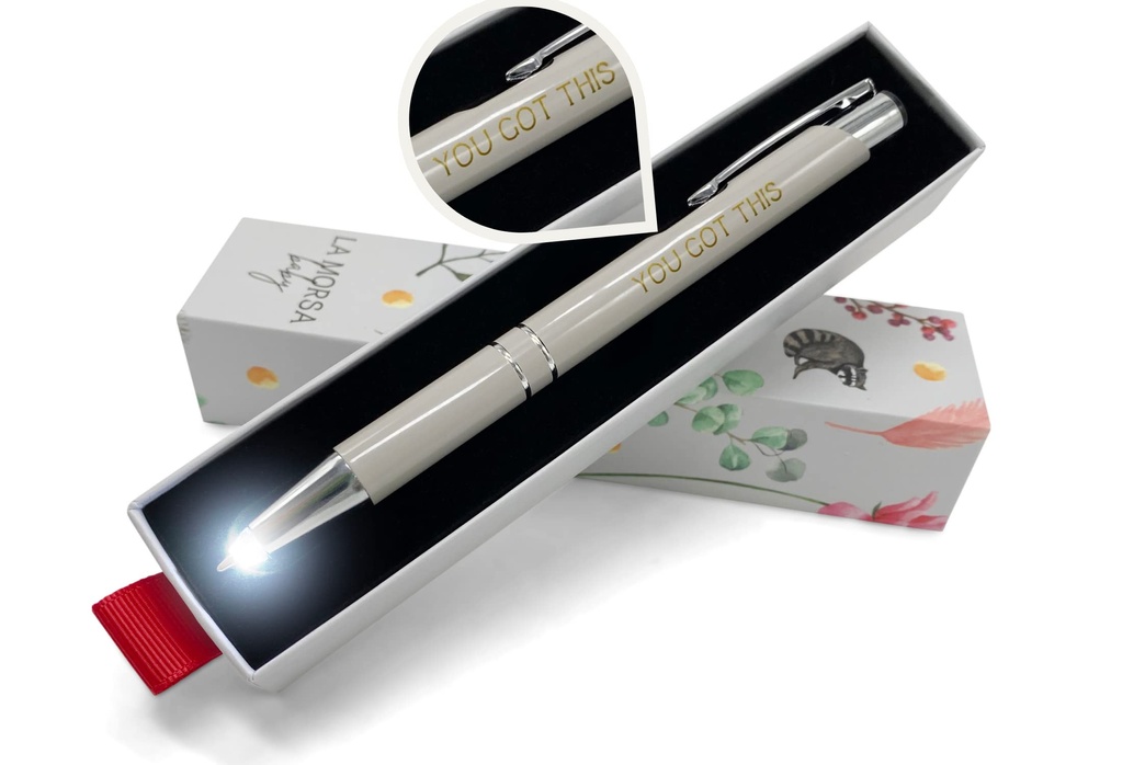 Fancy Pen for Women with LED Light to Write in The Dark. Best Writing Pens for Women Gift, Light Up Pen, Nurse Pens, Mom Pretty Pen, Cool Pen, Cute