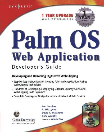 Palm OS Web Application Developer's Guide (With CD-ROM)