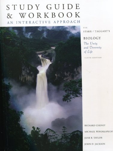 Study Guide and Workbook an Interactive Approach for Biology: The Unity and Diversity of Life