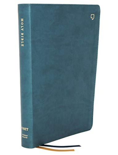 Net Bible, Thinline Large Print, Leathersoft, Teal, Comfort Print