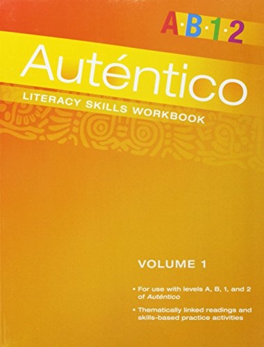 Autentico 2018 Literacy Skills Workbook Volume 1 Grade 6/12